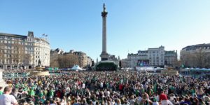 St Patricks Day Trafalger Square